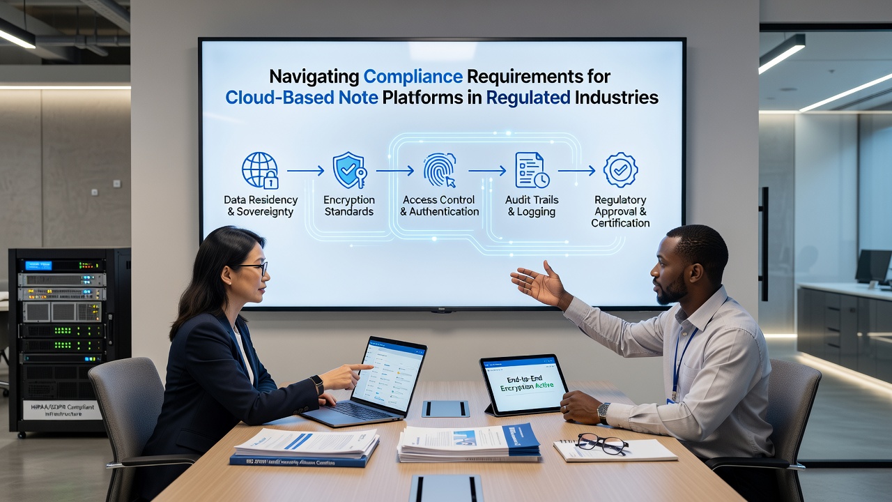 Navigating Compliance Requirements for Cloud-Based Note Platforms in Regulated Industries