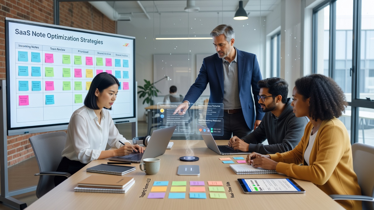 Strategies for Optimizing Note Organization in Collaborative SaaS Environments